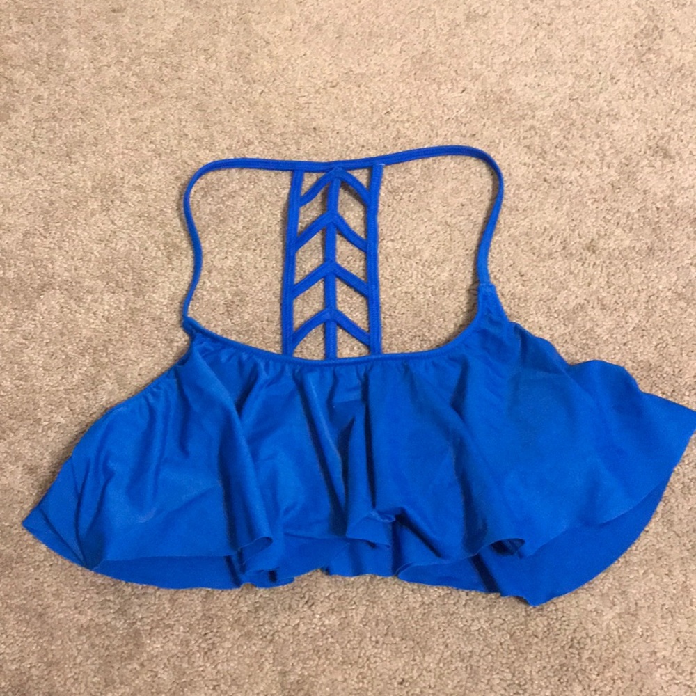 Royal blue PINK bikini top